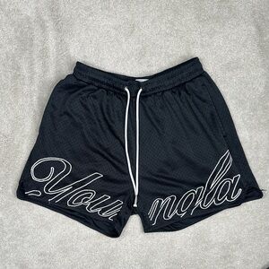 YoungLA Black Athletic Shorts